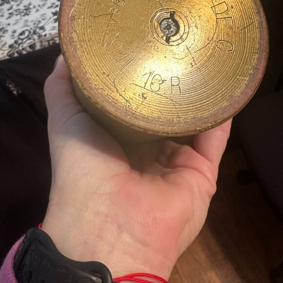 WWI Verdun Artillery Shell Trench Art Flowers Floral Bras 1916 - Picture 5 of 12